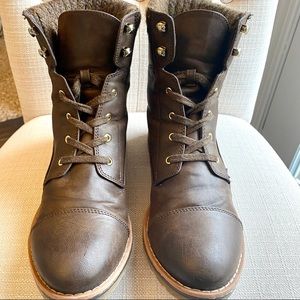 Brown Leather Women's Boots